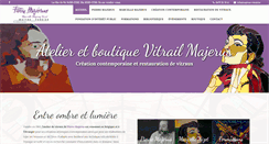 Desktop Screenshot of majerus-vitrail.be